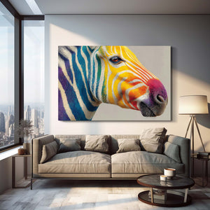 Head Zebra Wall Art