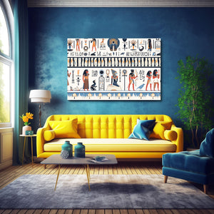 Hieroglyphics Egyptian Art
