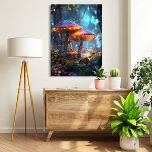 Hippy Mushroom Art | MusaArtGallery™