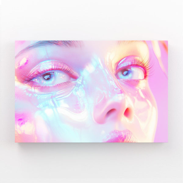 Holographic Beauty Cyberpunk Art | MusaArtGallery™