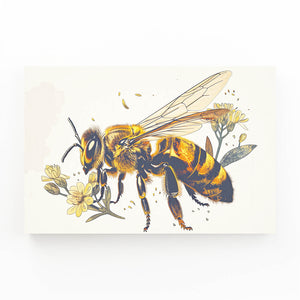 Honey Bloom Bee Art | MusaArtGallery™