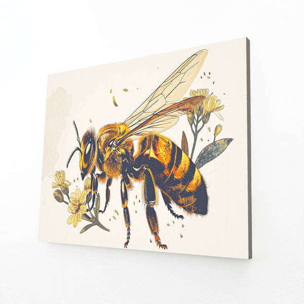 Honey Bloom Bee Art | MusaArtGallery™