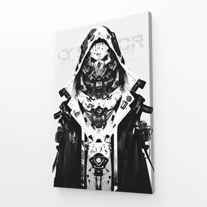 Hooded Enforcer Cyberpunk Art | MusaArtGallery™