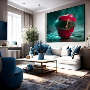 Horizontal Apple Wall Decor