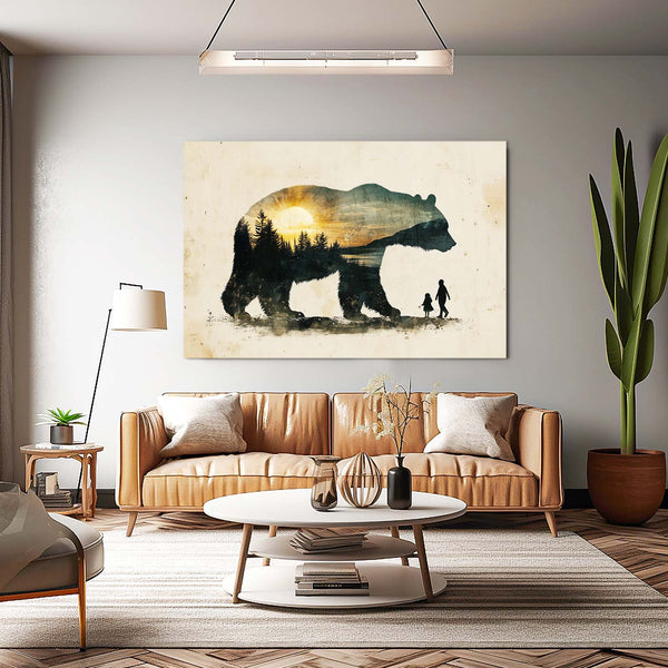 Horizontal Bear Art