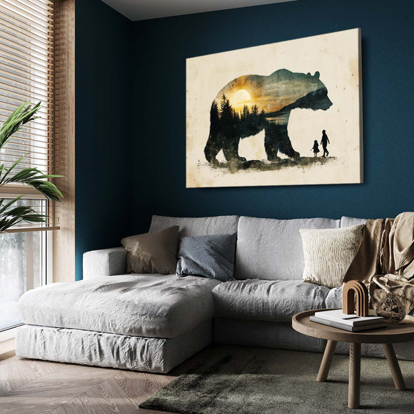 Horizontal Bear Art