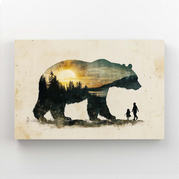Horizontal Bear Art