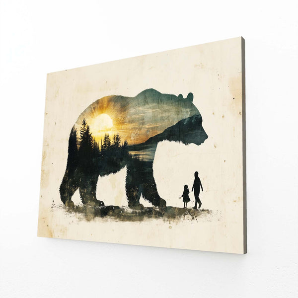 Horizontal Bear Art