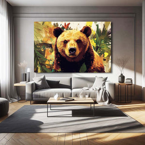 Horizontal Bear Canvas