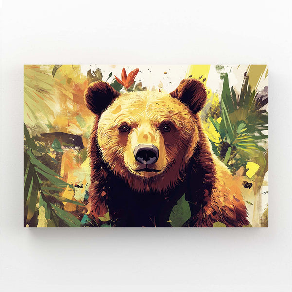 Horizontal Bear Canvas