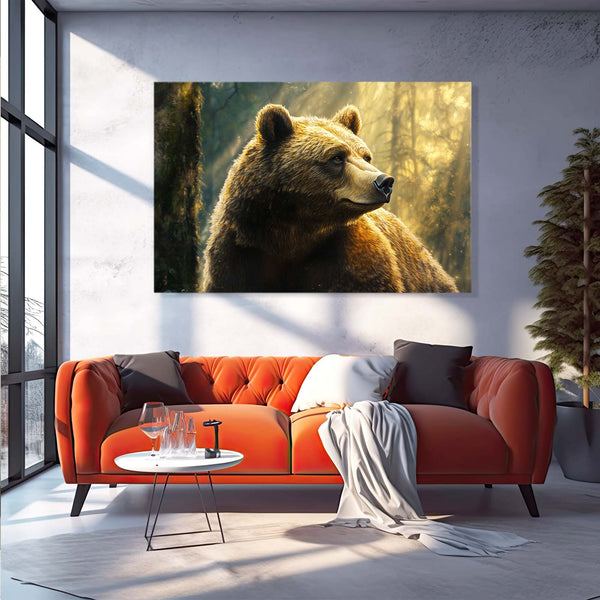 Horizontal Bear Print