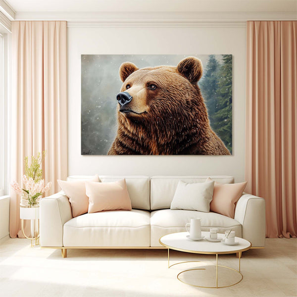 Horizontal Bear Wall Art