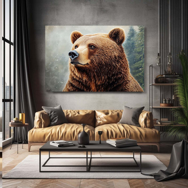 Horizontal Bear Wall Art