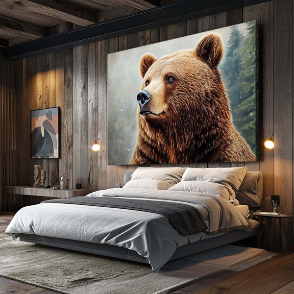 Horizontal Bear Wall Art