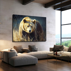 Horizontal Bear Wall Decor
