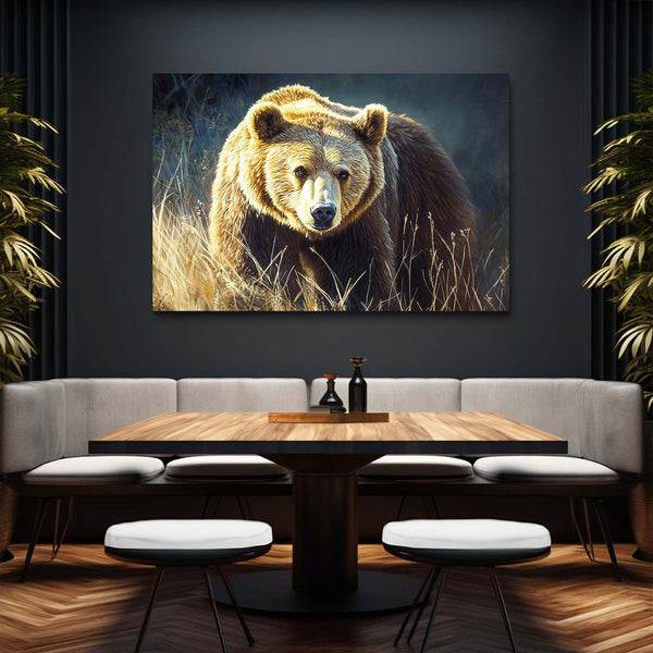 Horizontal Bear Wall Decor