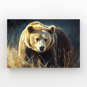 Horizontal Bear Wall Decor