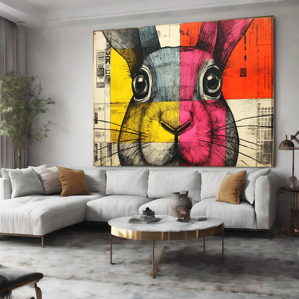 Horizontal Bunny Print