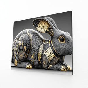 Horizontal Bunny Rabbit Wall Art