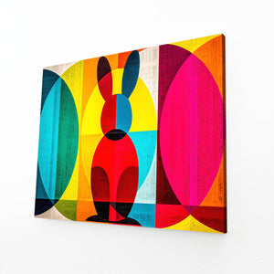 Horizontal Bunny Wall Art