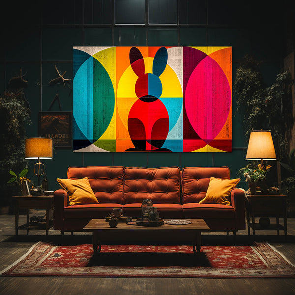 Horizontal Bunny Wall Art