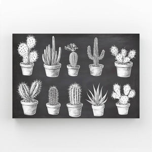 Horizontal Cactus Art Print