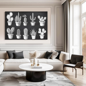 Horizontal Cactus Art Print