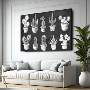 Horizontal Cactus Art Print