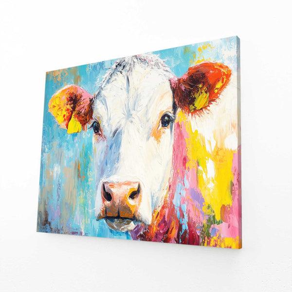 Horizontal Cow Canvas