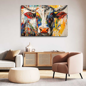 Horizontal Cow Print