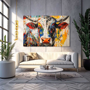 Horizontal Cow Print