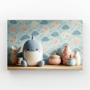 Horizontal Cute Shark Art