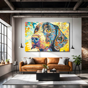 Horizontal Dog Art