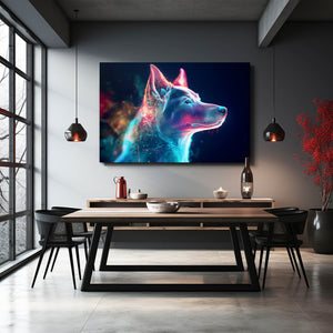 horizontal dog canvas