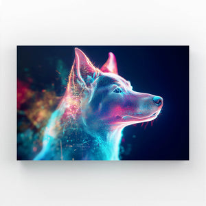 horizontal dog canvas