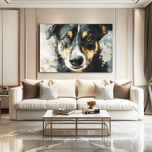 Horizontal Dog Print