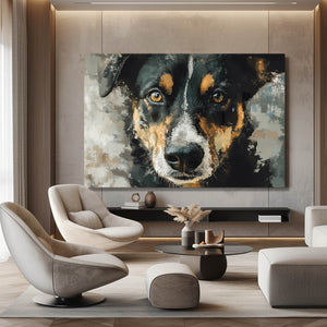 Horizontal Dog Print