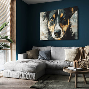 Horizontal Dog Print