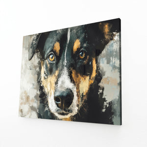 Horizontal Dog Print