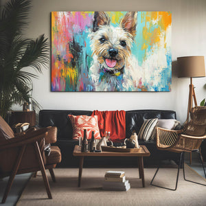 Horizontal Dog Wall Art