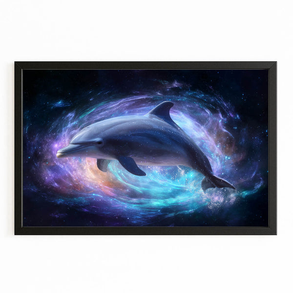 Horizontal Dolphin Wall Art