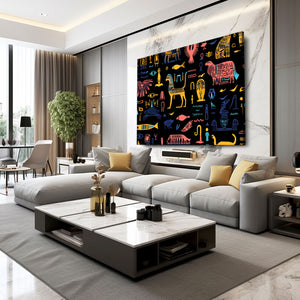 Horizontal Egyptian Wall Decor