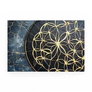 Horizontal Flower Of Life Art