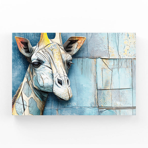 Horizontal Giraffe Artwork