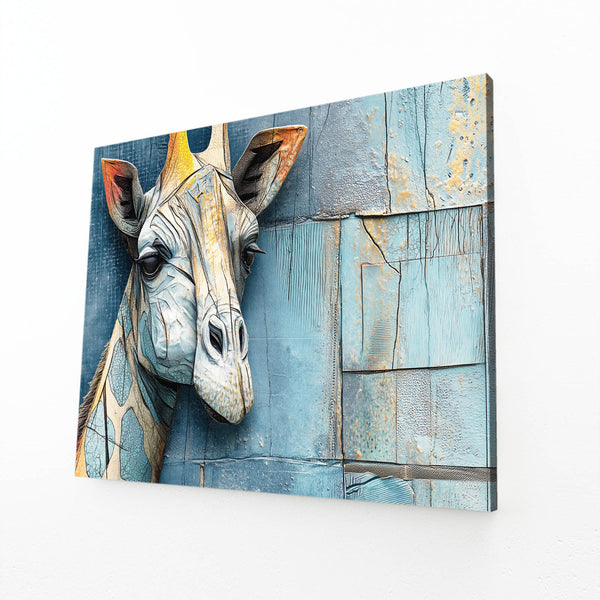 Horizontal Giraffe Artwork