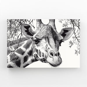 Horizontal Giraffe Print