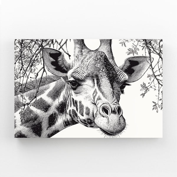 Horizontal Giraffe Print