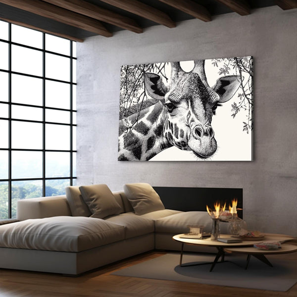 Horizontal Giraffe Print