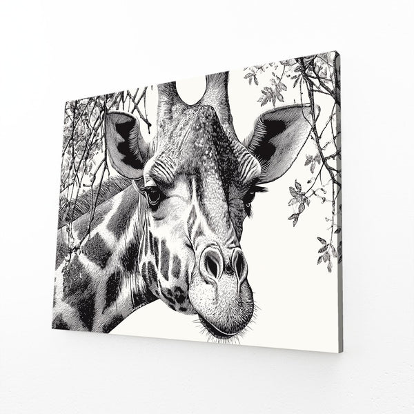 Horizontal Giraffe Print