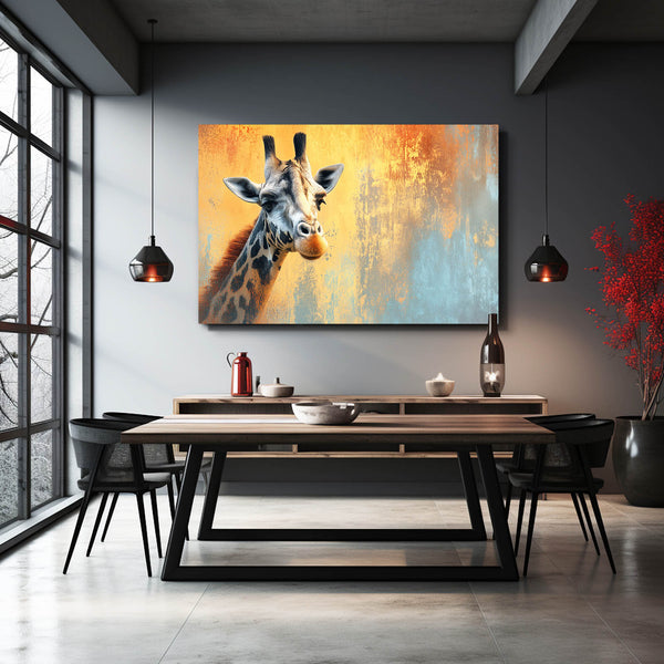 Horizontal Giraffe Wall Art